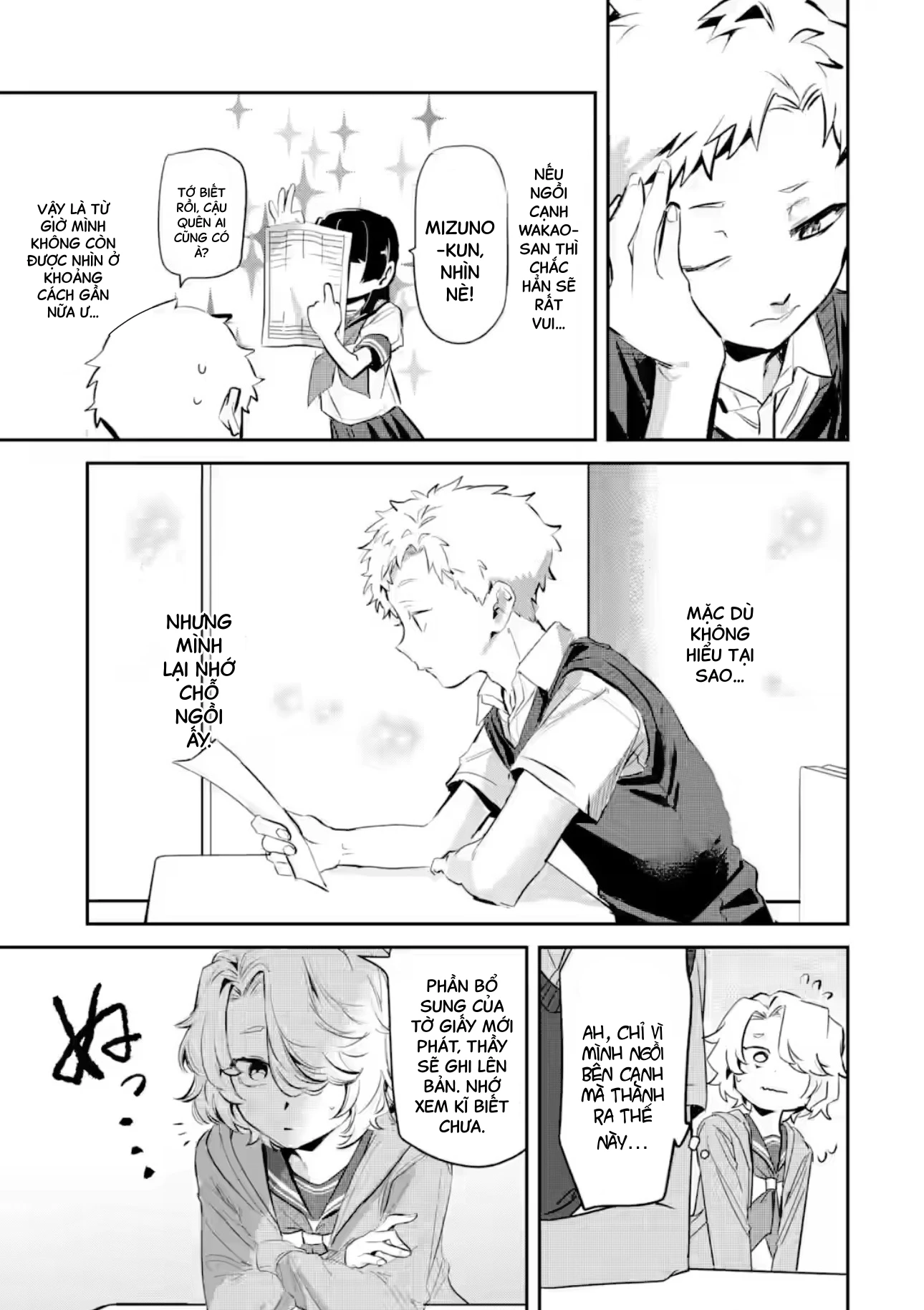 Cô Bạn Wakao-San Bàn Bên Có Vẻ Nhìn Thấy Gương Mặt Của Tôi Nhưng Tôi Thì Không Chapter 22 - 8