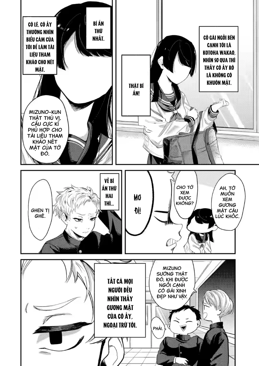 Cô Bạn Wakao-San Bàn Bên Có Vẻ Nhìn Thấy Gương Mặt Của Tôi Nhưng Tôi Thì Không Chapter 1 - 4