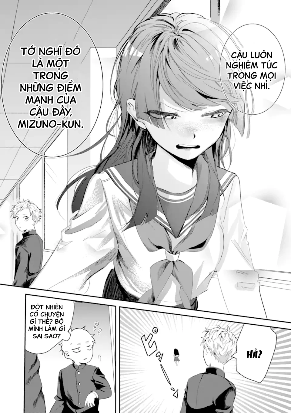 Cô Bạn Wakao-San Bàn Bên Có Vẻ Nhìn Thấy Gương Mặt Của Tôi Nhưng Tôi Thì Không Chapter 4 - 14