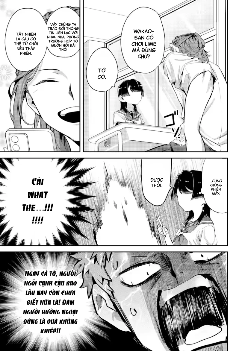 Cô Bạn Wakao-San Bàn Bên Có Vẻ Nhìn Thấy Gương Mặt Của Tôi Nhưng Tôi Thì Không Chapter 17 - 8