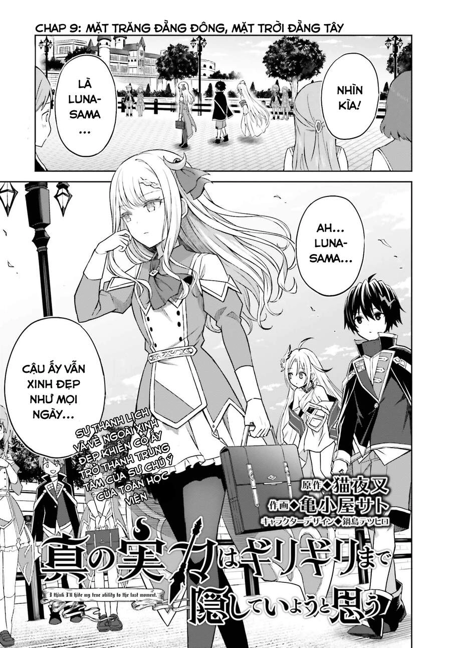 Shin No Jitsuryoku Wa Girigiri Made Kakushite Iyou To Omou Chapter 9 - 1