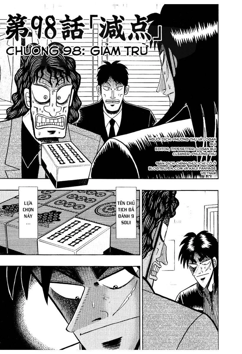 Tobaku Datenroku Kaiji Chapter 98 - 1