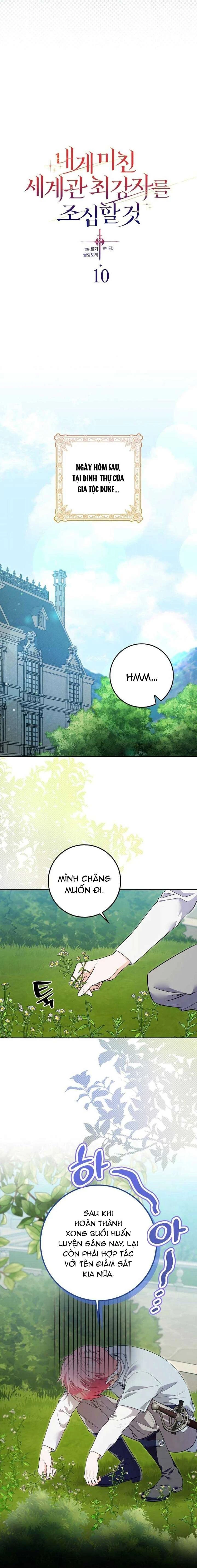 Hãy Cẩn Thận Với Người Đàn Ông Mạnh Nhất Đang Mê Muội Tôi Chapter 10 - 3