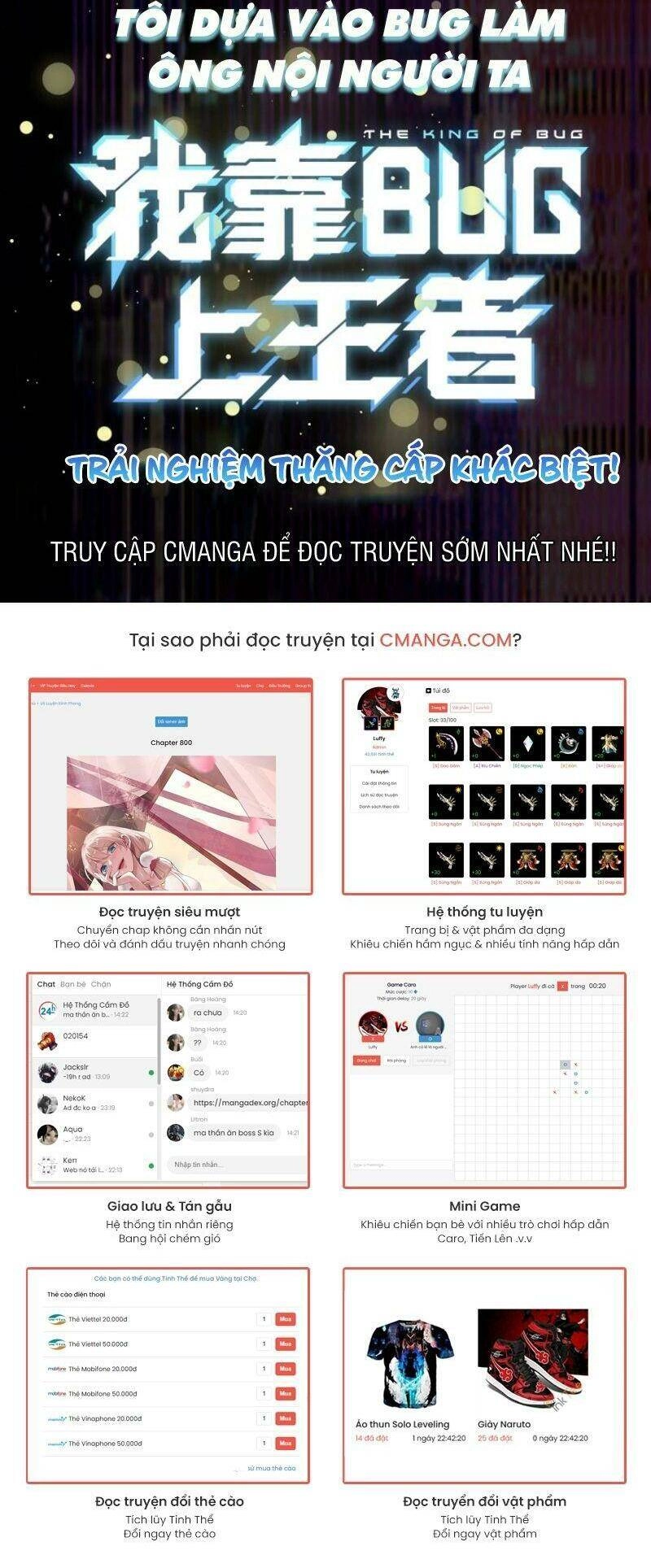 Tôi Dựa Vào Bug Làm Ông Nội Người Ta Chapter 0 - 24