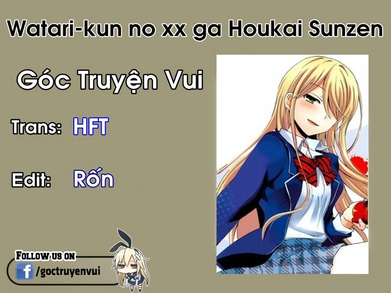 Watari-Kun No Xx Ga Houkai Sunzen Chapter 9 - 1