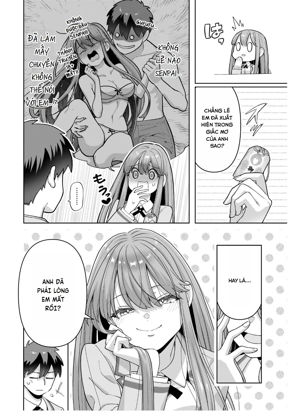 Bé Kouhai Chỉ Tỏ Ra Ranh Ma Với Tôi Ngoài Đời Cũng Dễ Thương, Nhưng Trong Mơ Còn Dễ Thương Hơn Chapter 2 - 6