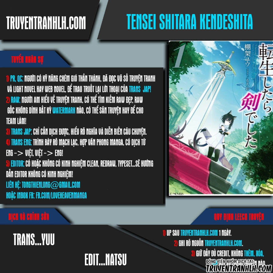 Chuyển Sinh Thành Kiếm Chapter 7 - 1