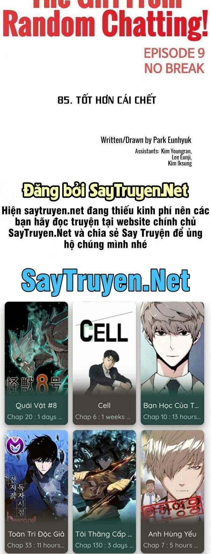 Cô Gái Từ Ứng Dụng Nhắn Tin Ngẫu Nhiên Chapter 85 - 89