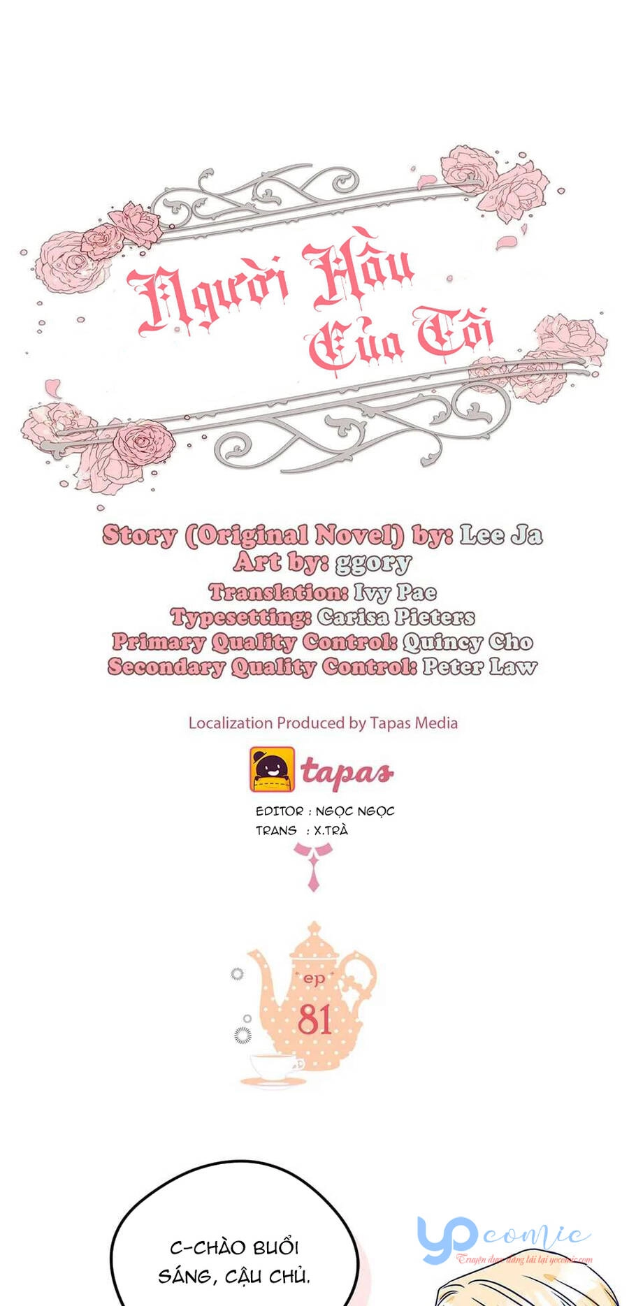 Người Hầu Của Tôi Chapter 81 - 1