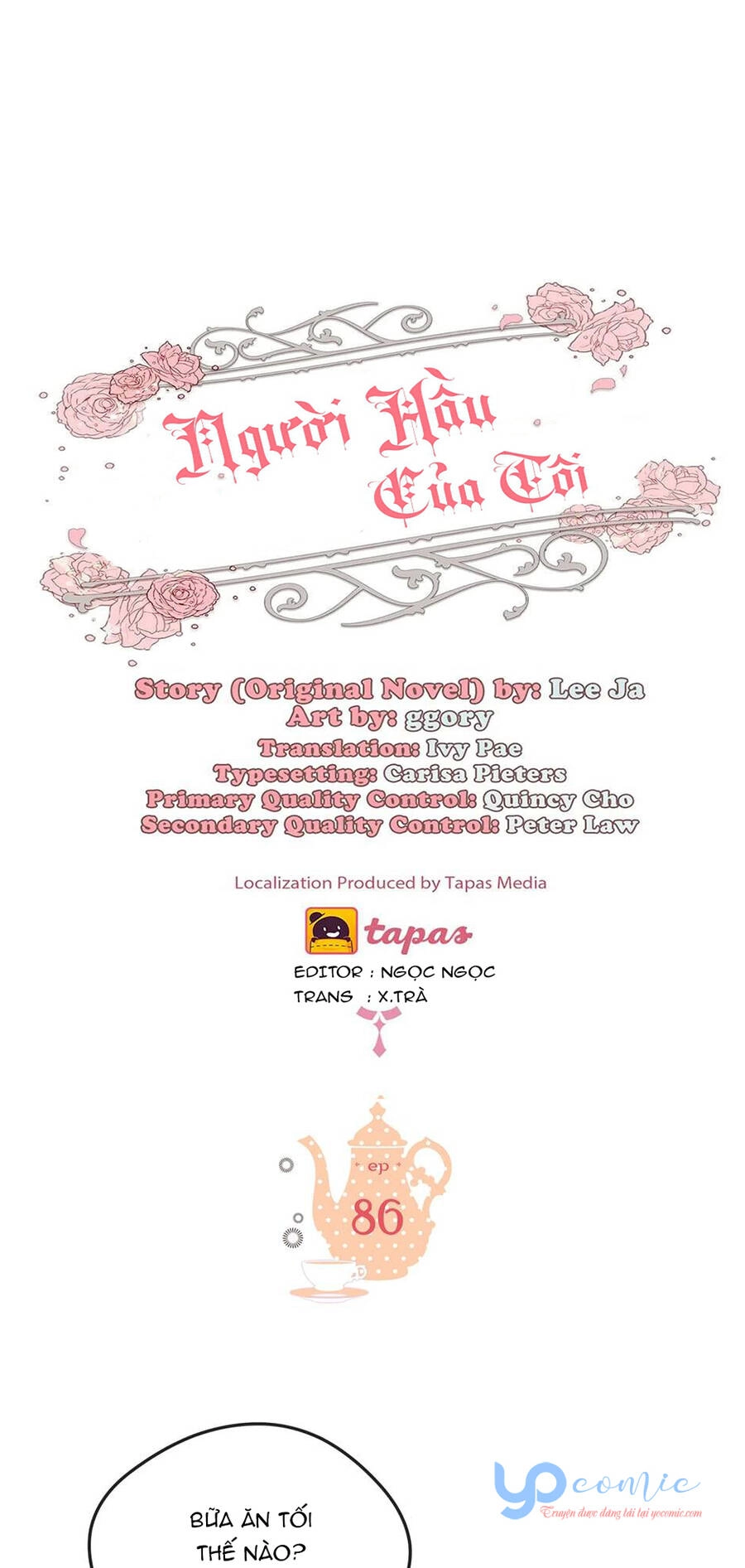 Người Hầu Của Tôi Chapter 86 - 1