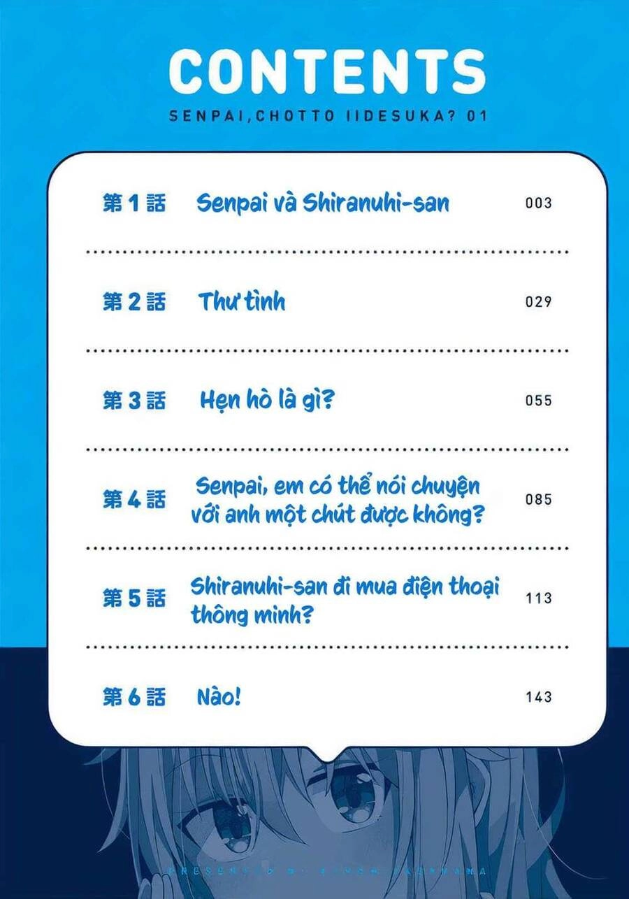 Senpai, Chotto Īdesu Ka? Chapter 1 - 3