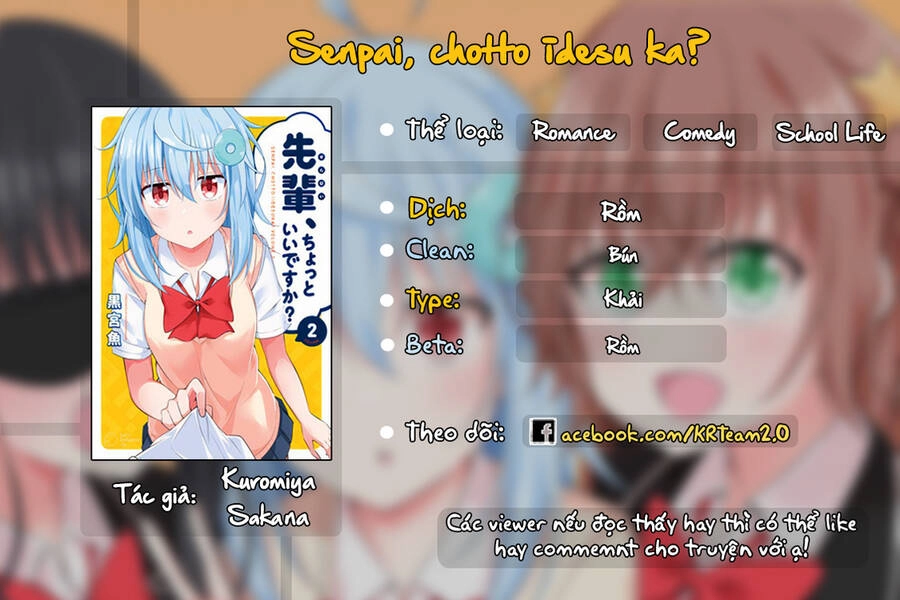 Senpai, Chotto Īdesu Ka? Chapter 9 - 1