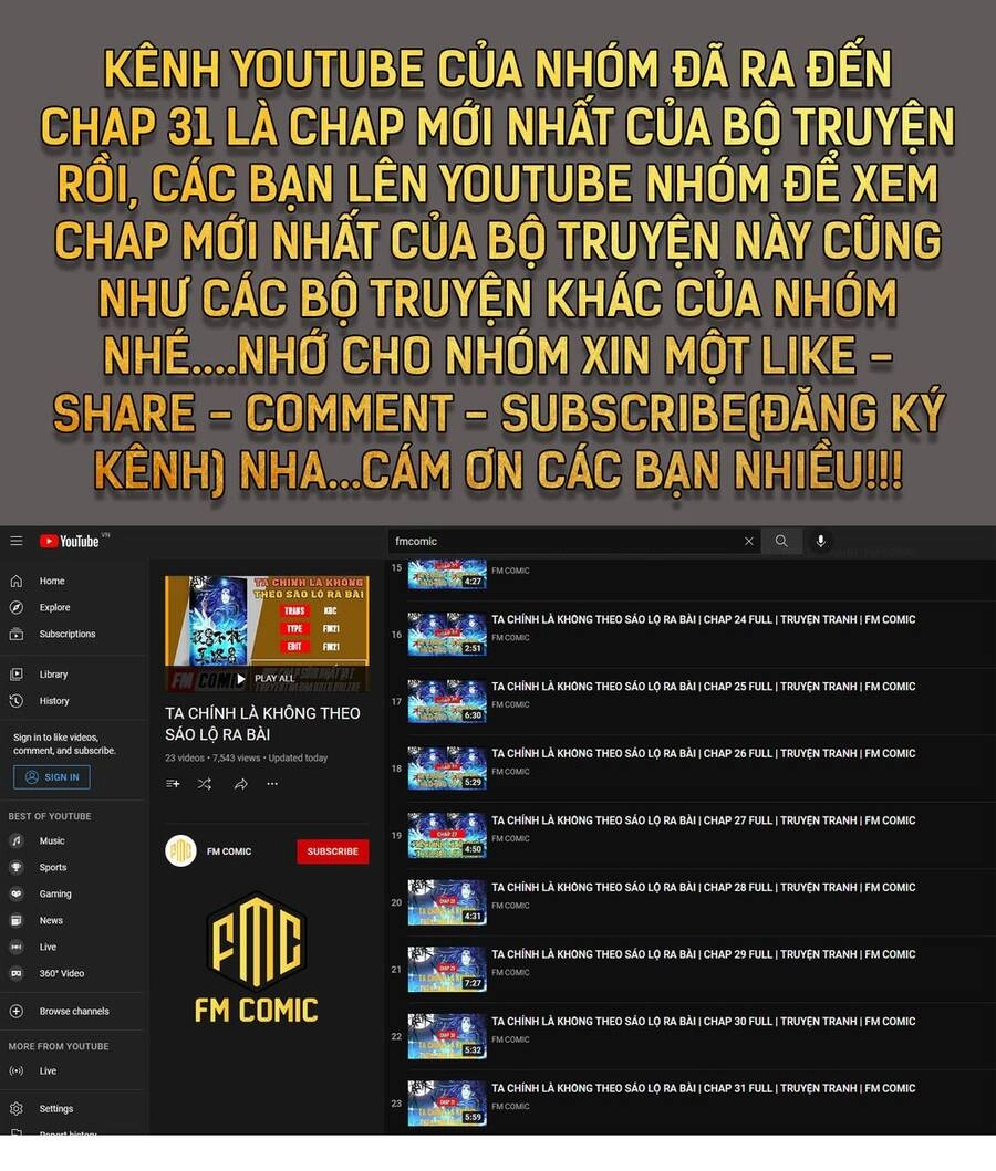 Ta Chính Là Không Theo Sáo Lộ Ra Bài Chapter 17 - 33