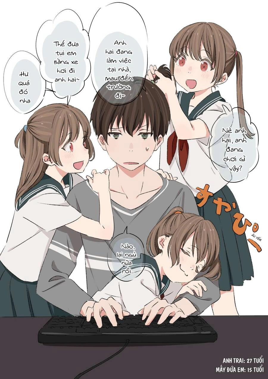 Anh Trai Cùng 3 Cô Em Gái Sinh Ba Chapter 1 - 2