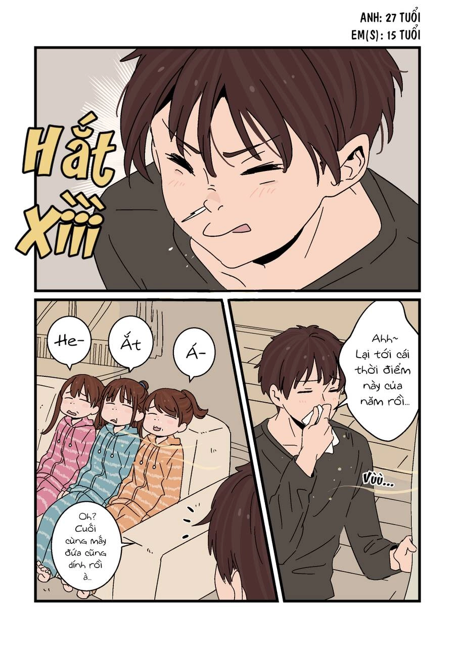 Anh Trai Cùng 3 Cô Em Gái Sinh Ba Chapter 13 - 3