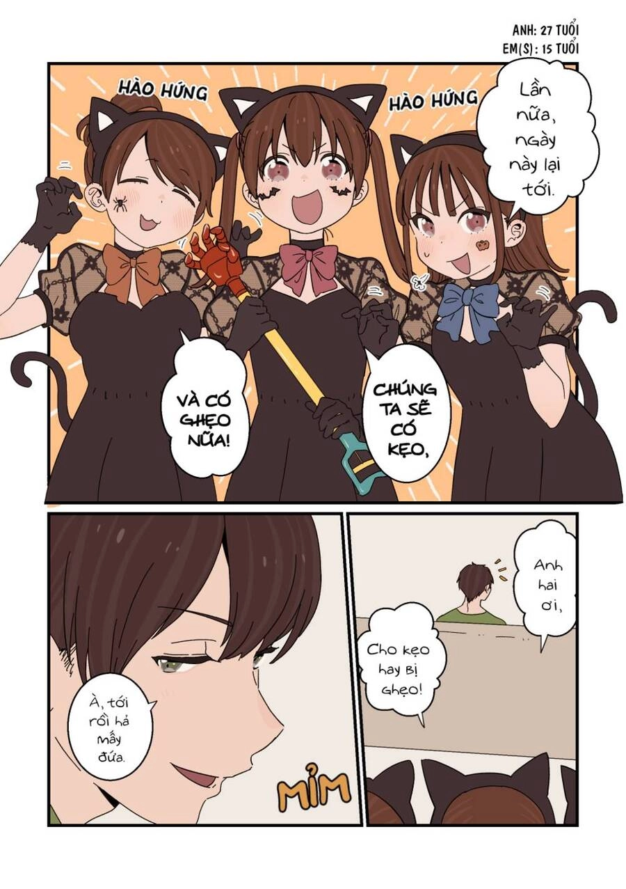 Anh Trai Cùng 3 Cô Em Gái Sinh Ba Chapter 16 - 3