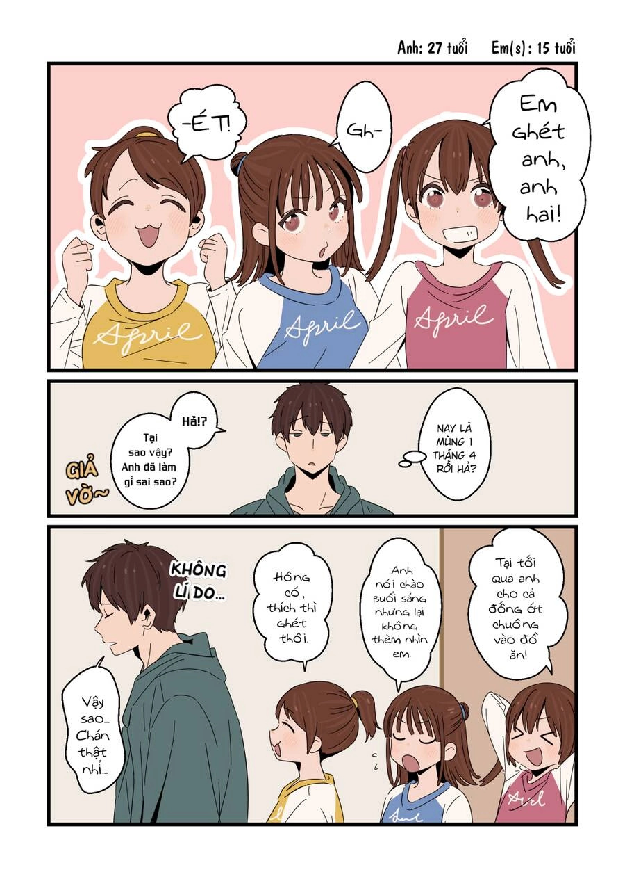 Anh Trai Cùng 3 Cô Em Gái Sinh Ba Chapter 17 - 3