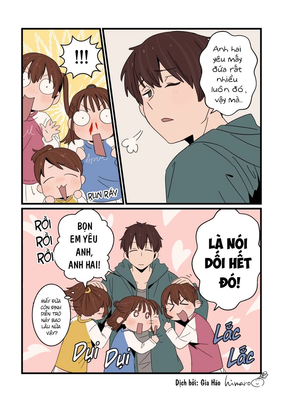 Anh Trai Cùng 3 Cô Em Gái Sinh Ba Chapter 17 - 4