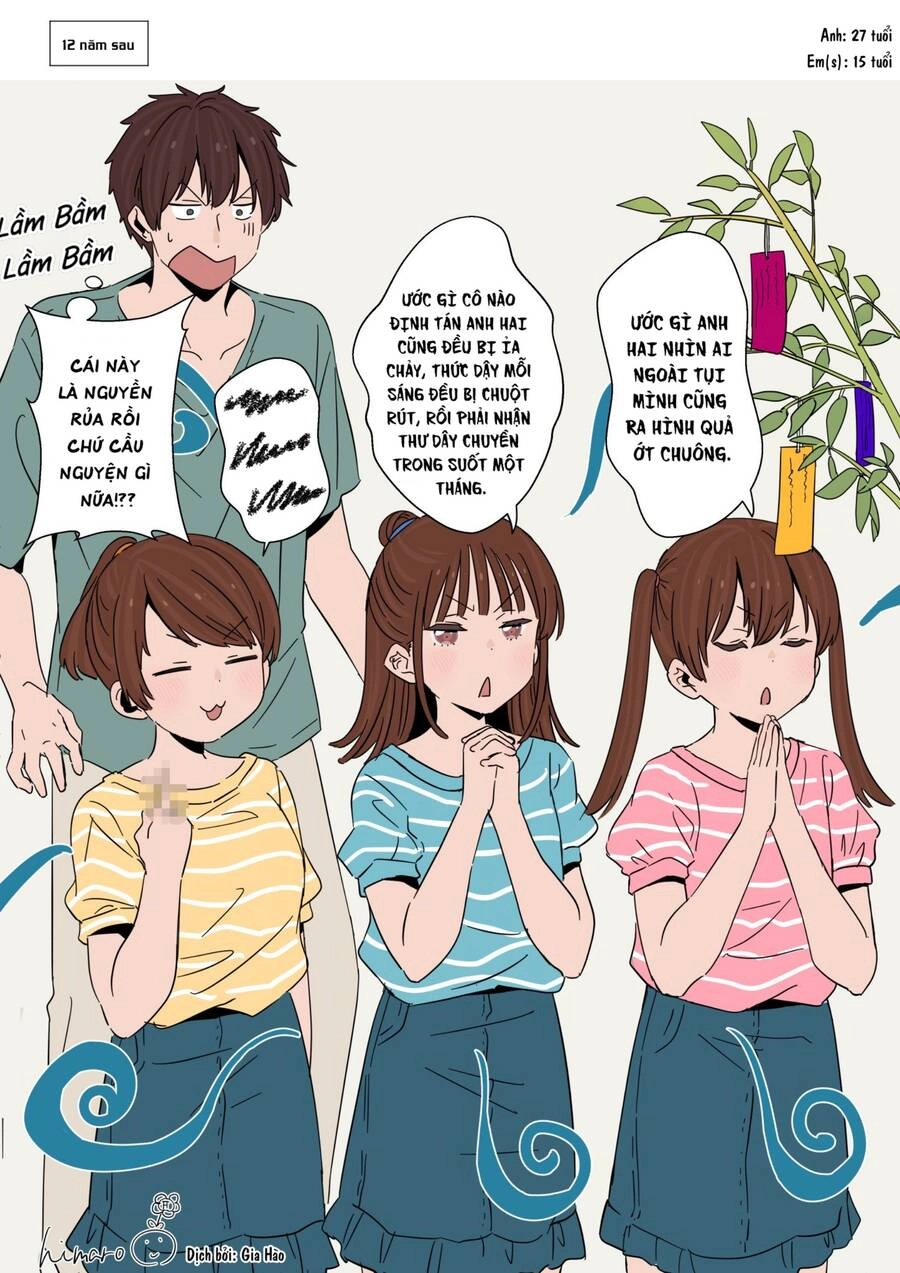 Anh Trai Cùng 3 Cô Em Gái Sinh Ba Chapter 18 - 2