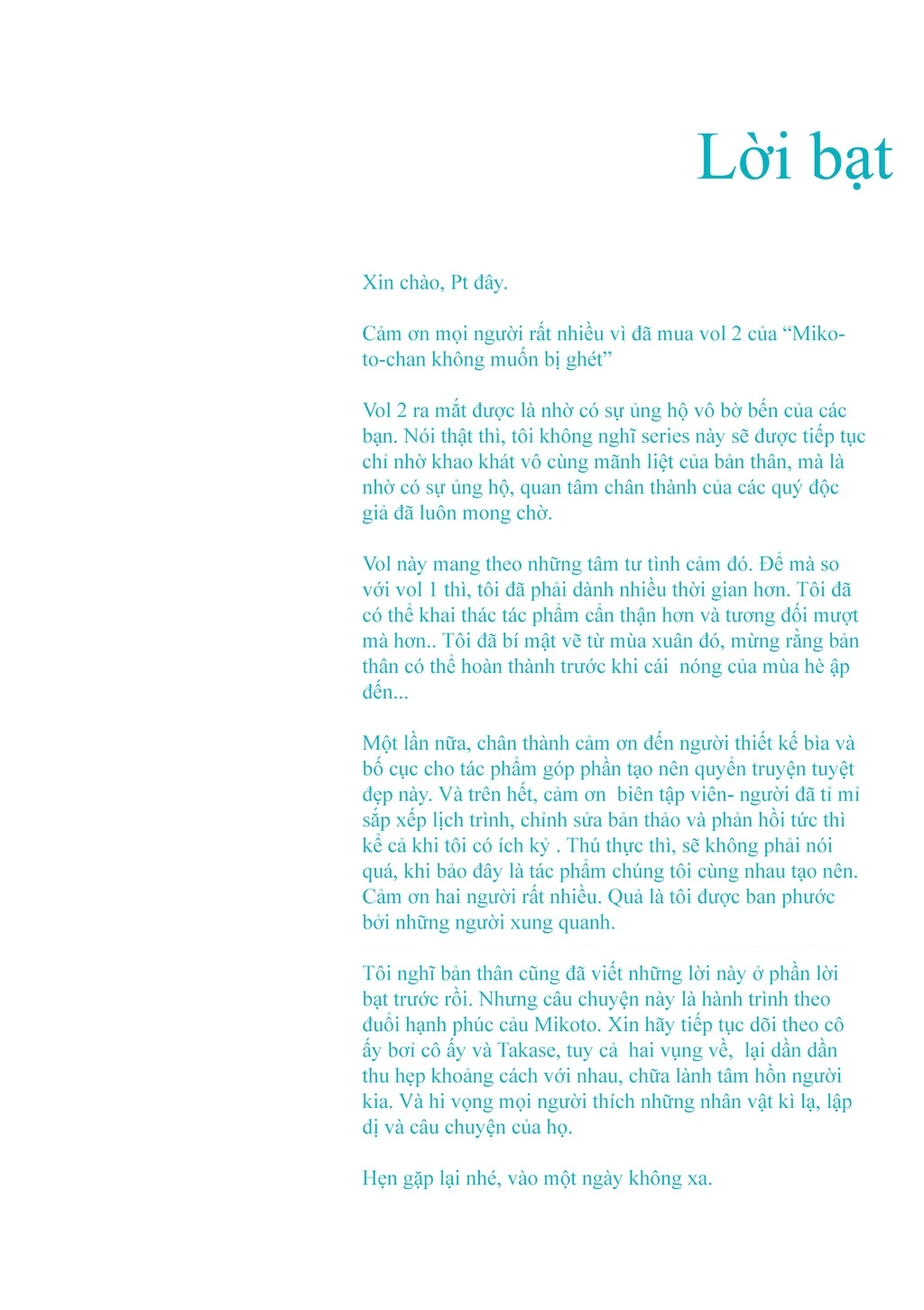 Mikoto-Chan Không Muốn Bị Ghét! Chapter 30 - 12