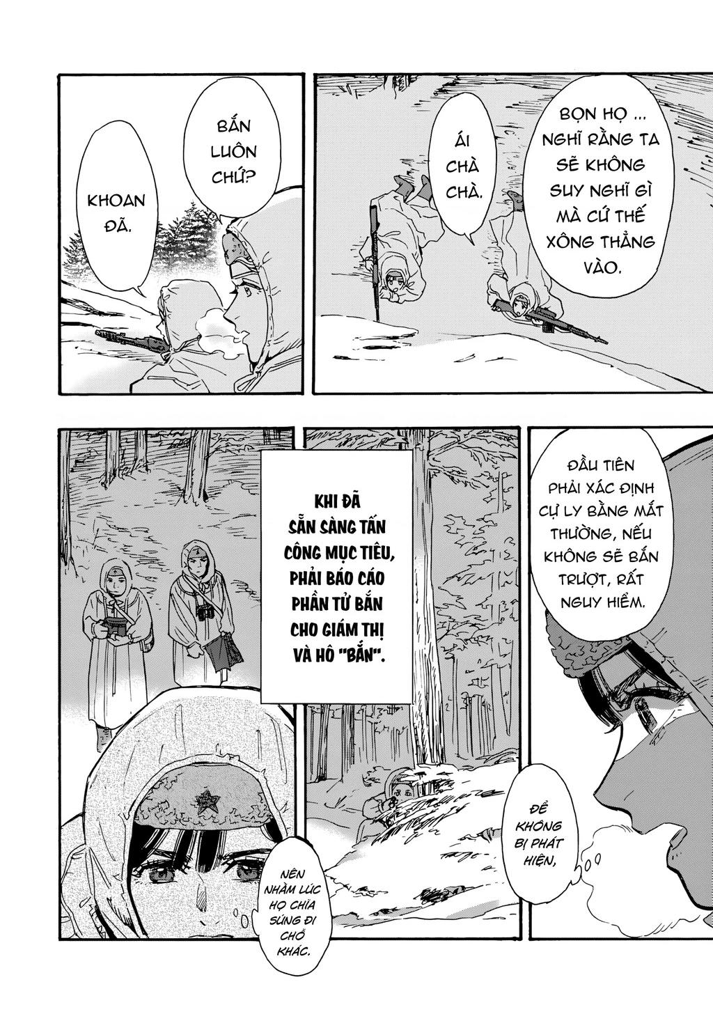 Hỡi Các Chị Em, Nhắm Thẳng Quân Thù Mà Bắn.  Chapter 7 - 9