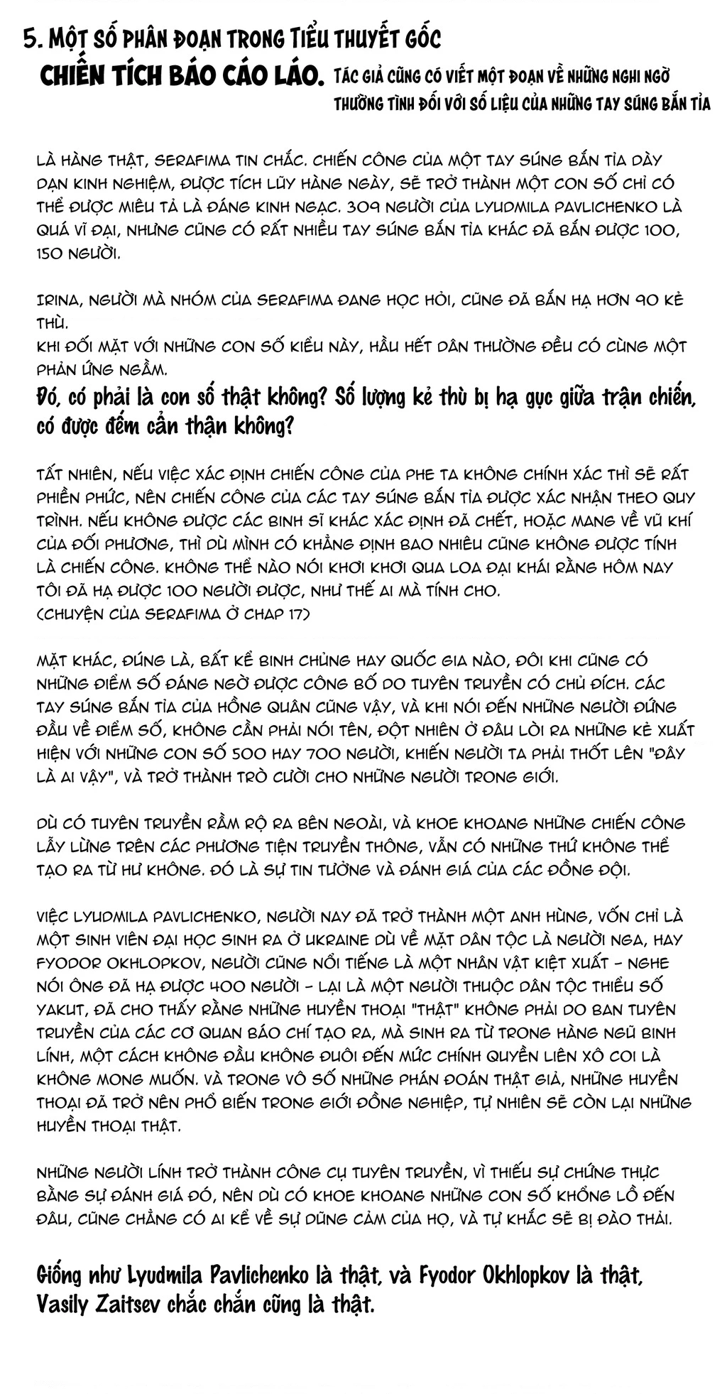 Hỡi Các Chị Em, Nhắm Thẳng Quân Thù Mà Bắn.  Chapter 18 - 38