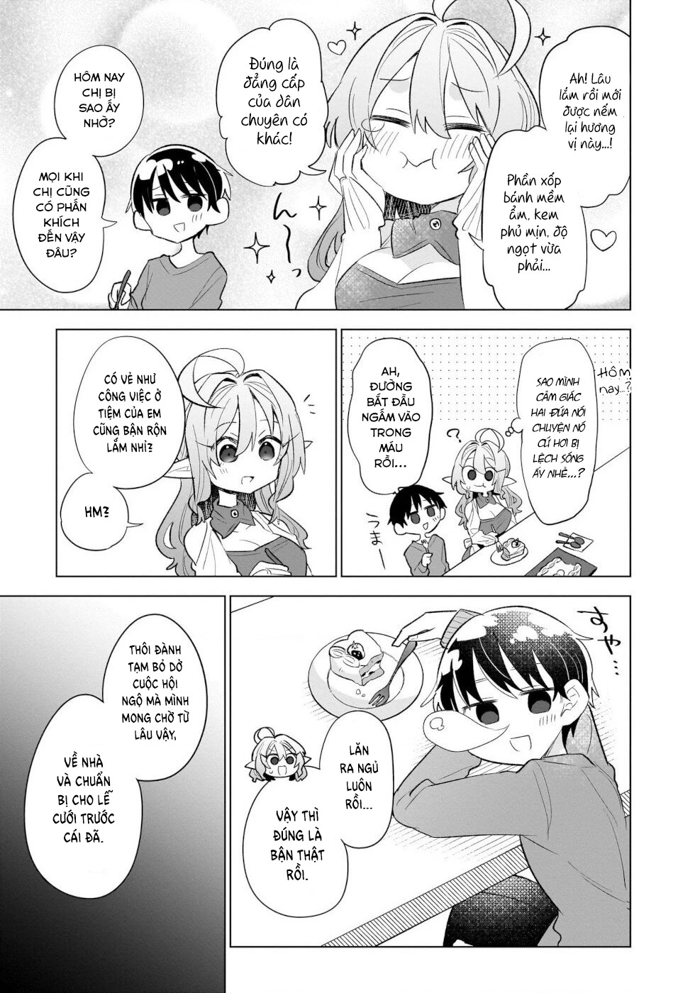 Bánh Ngọt, Elf, Và Nữ Sinh Trung Học Chapter 16 - 21