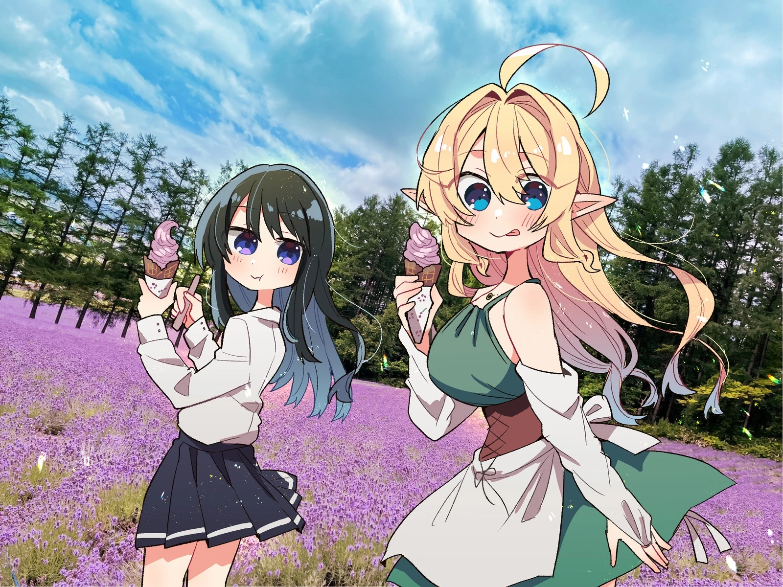 Bánh Ngọt, Elf, Và Nữ Sinh Trung Học Chapter 16.5 - 3