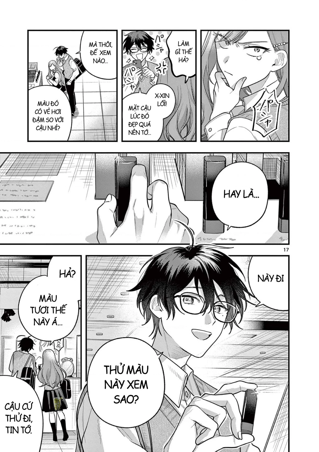 Janome-san muốn mỉm cười! Chapter 3.1 - 18