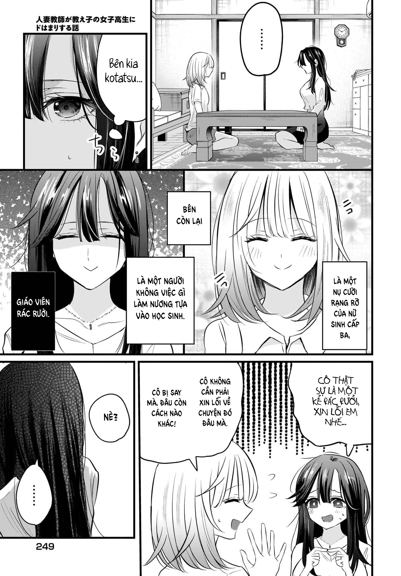 Câu chuyện về giáo viên đã có chồng đắm chìm trong lưới tình với học sinh cấp ba của mình Chapter 3 - 21