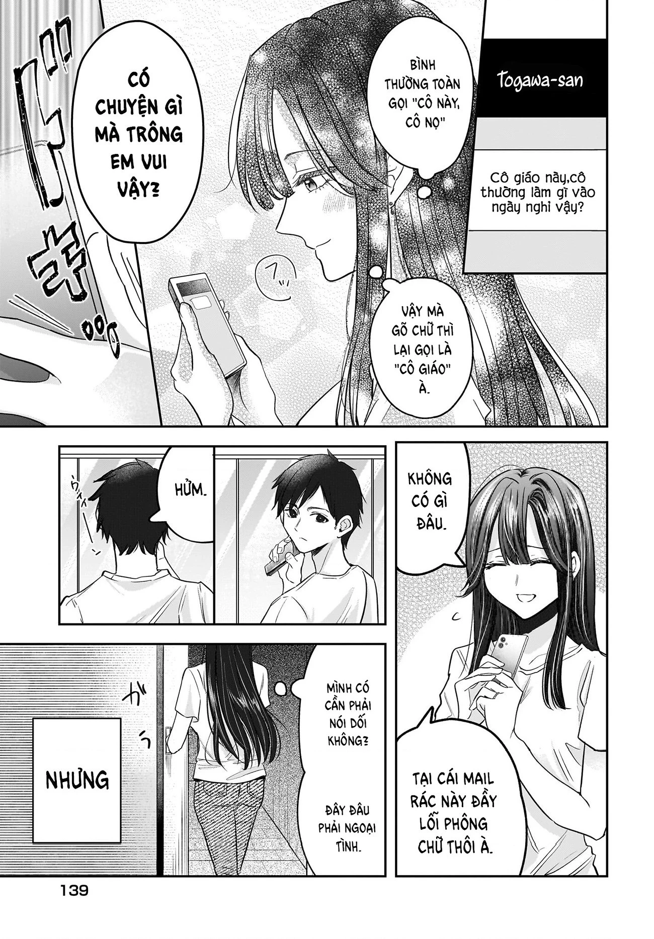 Câu chuyện về giáo viên đã có chồng đắm chìm trong lưới tình với học sinh cấp ba của mình Chapter 5 - 6