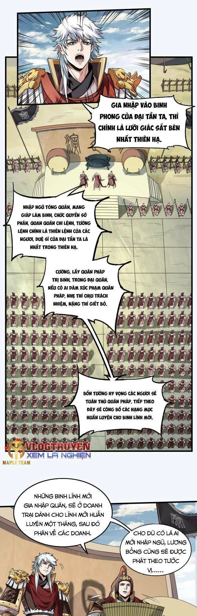 Đại Tần: Ta Con Trai Tần Thủy Hoàng Giết Địch Thăng Cấp Thành Thần Chapter 3 - 1