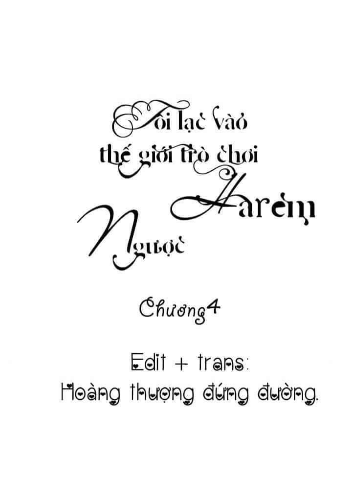 Tôi Lạc Vào Thế Giới Trò Chơi Harem Ngược Chapter 4 - 2