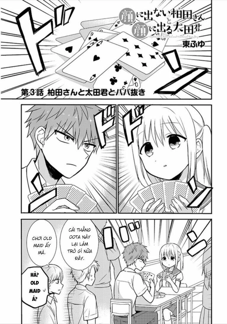 Kao Ni Denai Kashiwada-San To Kao Ni Deru Oota-Kun Chapter 3 - 1