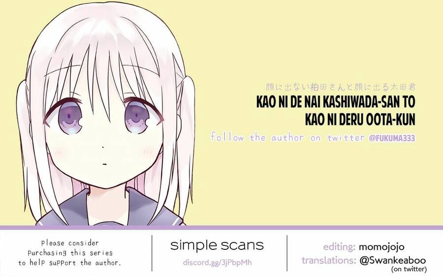 Kao Ni Denai Kashiwada-San To Kao Ni Deru Oota-Kun Chapter 16 - 15