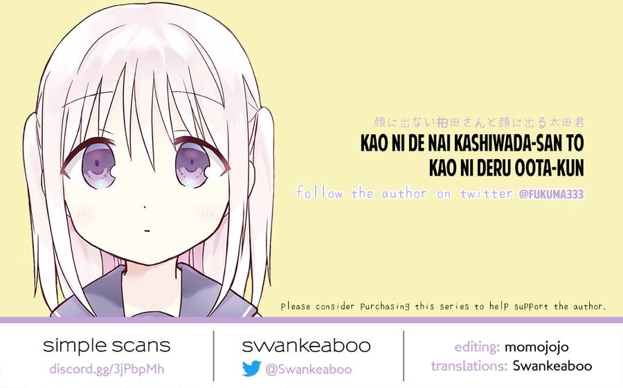 Kao Ni Denai Kashiwada-San To Kao Ni Deru Oota-Kun Chapter 26 - 16