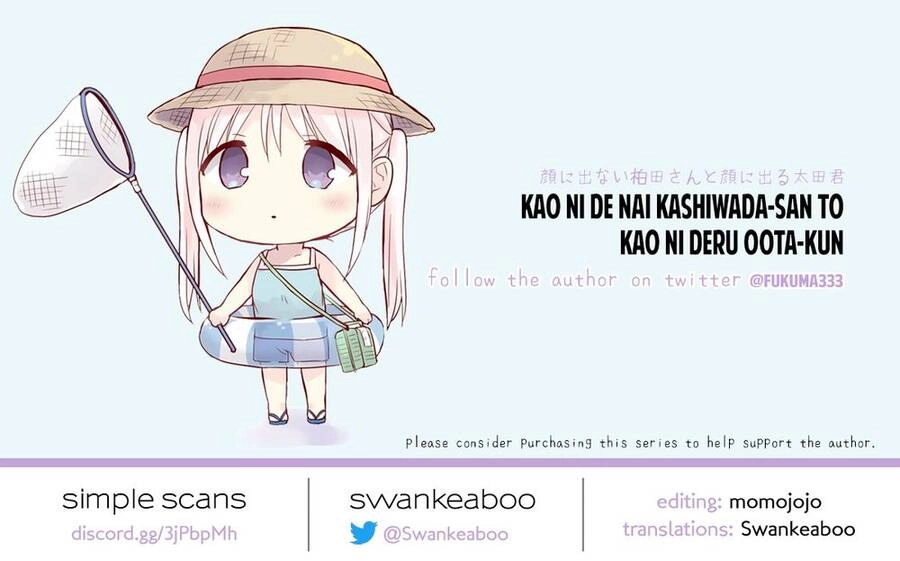 Kao Ni Denai Kashiwada-San To Kao Ni Deru Oota-Kun Chapter 28 - 16