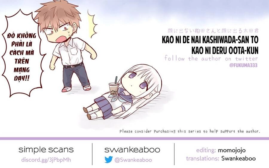 Kao Ni Denai Kashiwada-San To Kao Ni Deru Oota-Kun Chapter 31.5 - 15