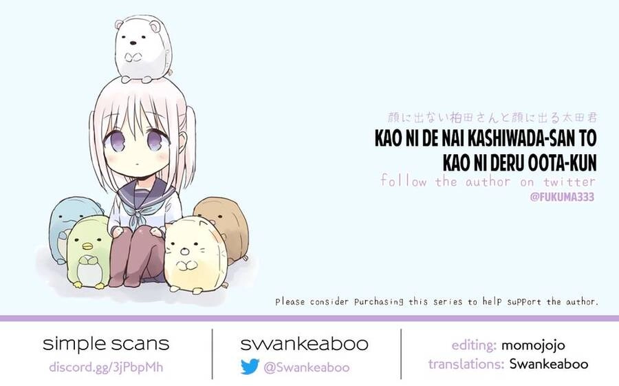 Kao Ni Denai Kashiwada-San To Kao Ni Deru Oota-Kun Chapter 36 - 15