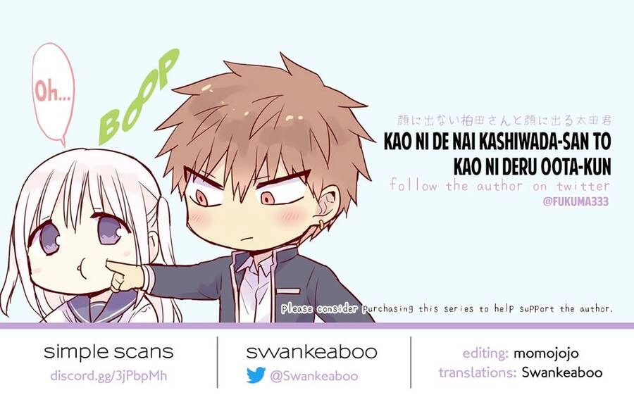 Kao Ni Denai Kashiwada-San To Kao Ni Deru Oota-Kun Chapter 37 - 15