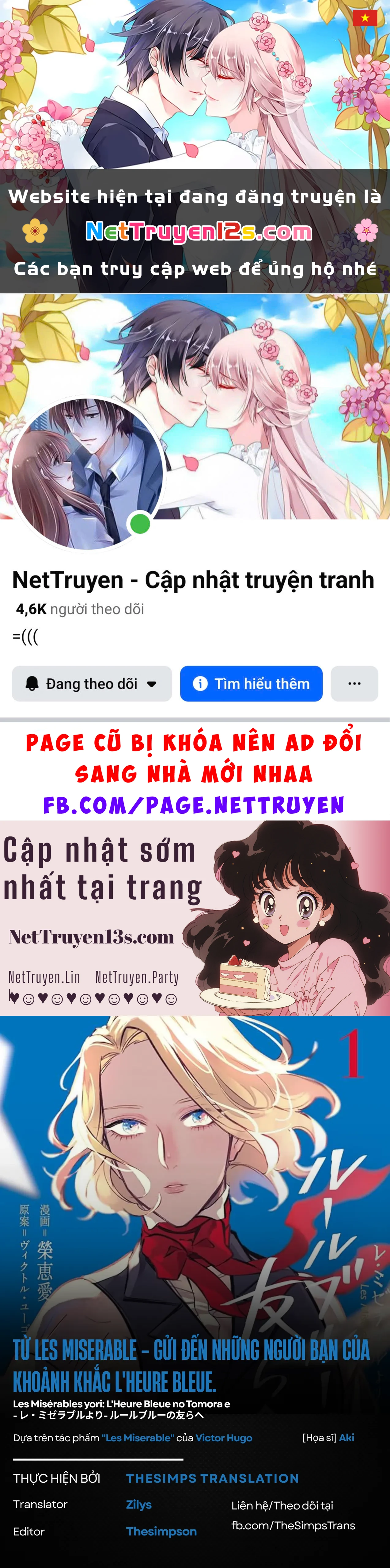 Từ Những Người Khốn Khổ - Gửi Đến Những Người Bạn Của Khoảnh Khắc L'heure Bleue. Chapter 7 - 1