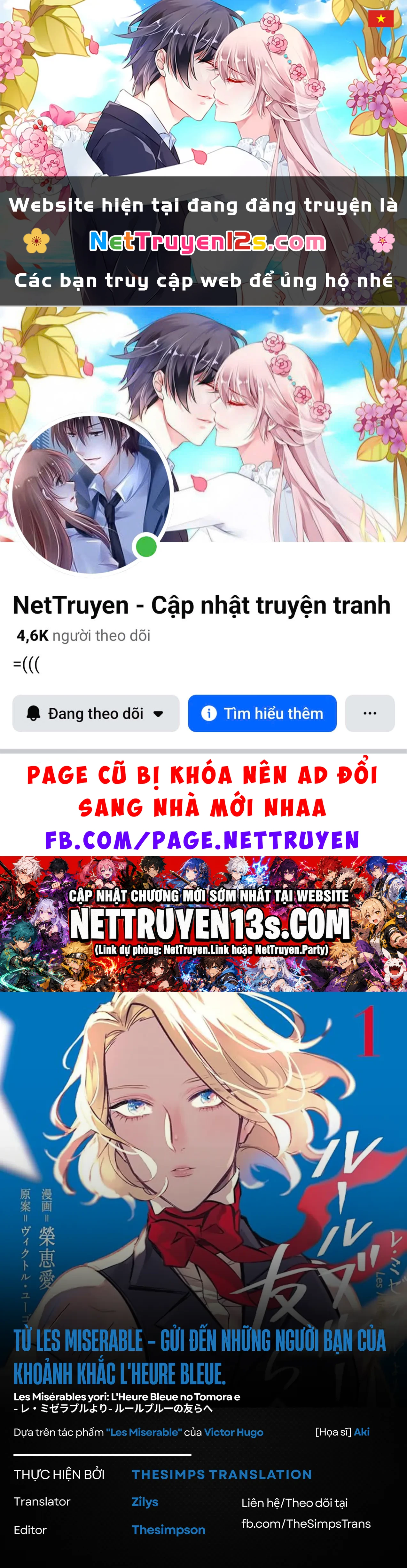 Từ Những Người Khốn Khổ - Gửi Đến Những Người Bạn Của Khoảnh Khắc L'heure Bleue. Chapter 9 - 1