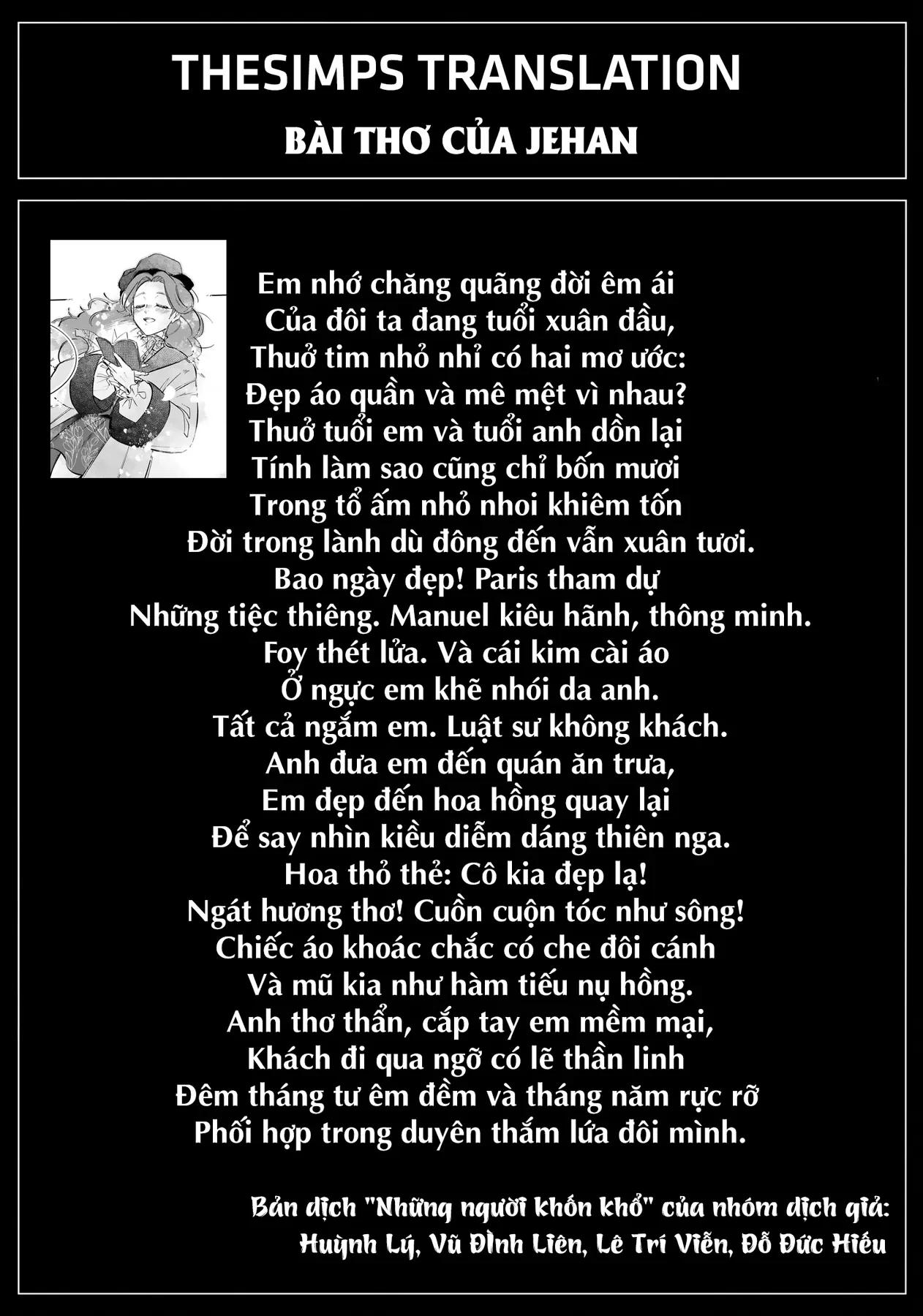 Từ Những Người Khốn Khổ - Gửi Đến Những Người Bạn Của Khoảnh Khắc L'heure Bleue. Chapter 9 - 52