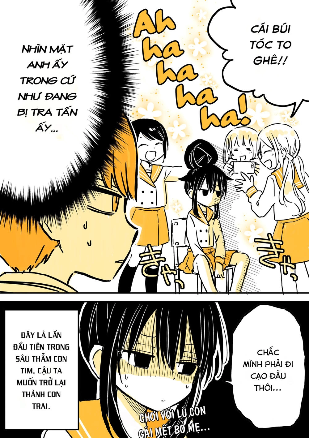 Mendokusagari Danshi Koukousei Ga Asa Okitara Onnanoko Ni Natteita Hanashi Chapter 5 - 5