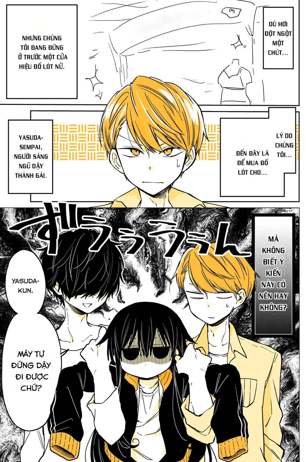 Mendokusagari Danshi Koukousei Ga Asa Okitara Onnanoko Ni Natteita Hanashi Chapter 10.5 - 2