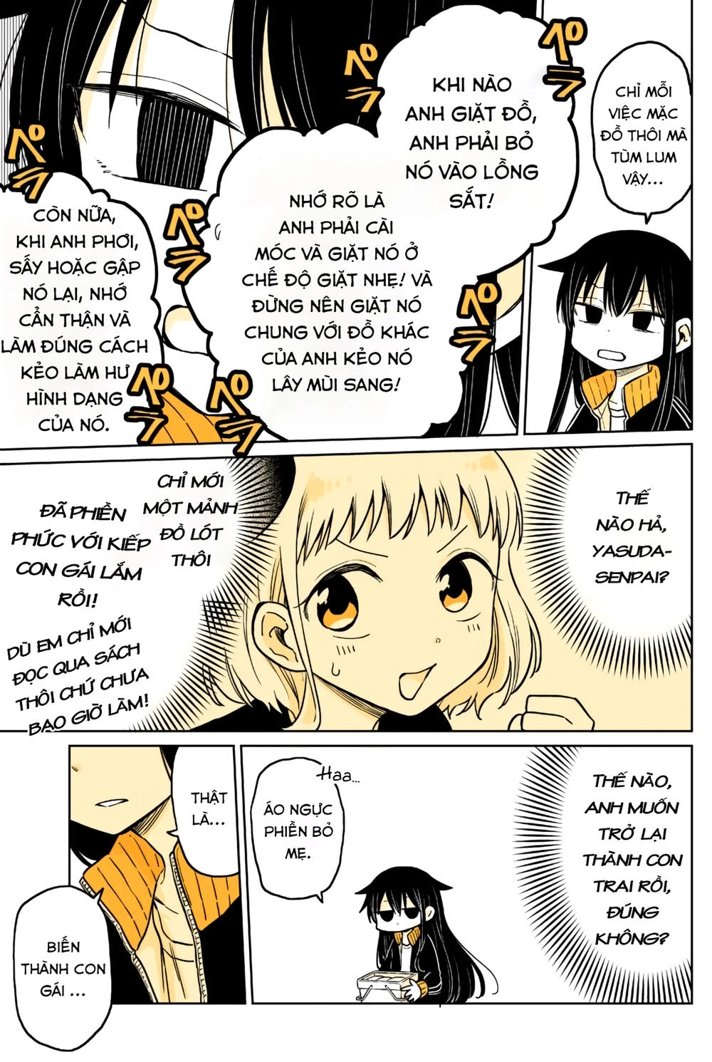 Mendokusagari Danshi Koukousei Ga Asa Okitara Onnanoko Ni Natteita Hanashi Chapter 10.6 - 8