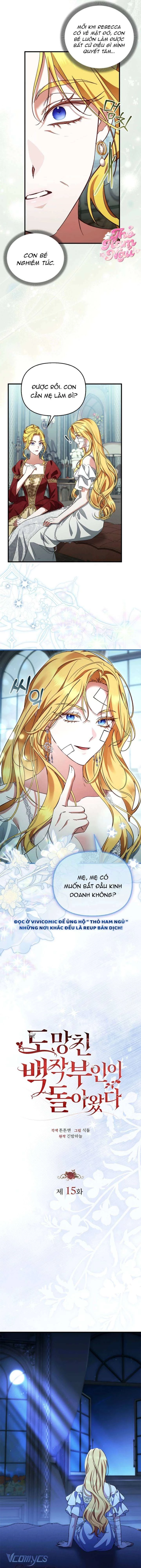 Nữ Bá Tước Bỏ Trốn Đã Quay Trở Lại Chapter 15 - 9