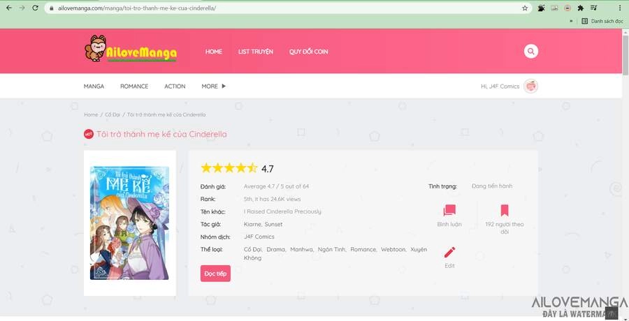 Tôi Trở Thành Mẹ Kế Của Cinderella Chapter 47 - 51