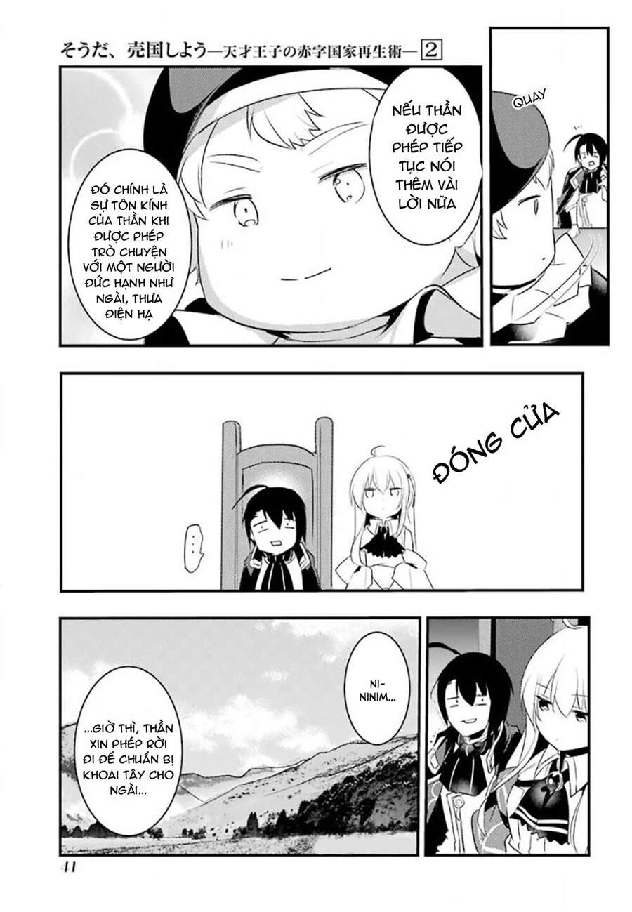 Tensai Ouji No Akaji Kokka Saisei Jutsu - Souda, Baikoku Shiyou Chapter 19 - 9