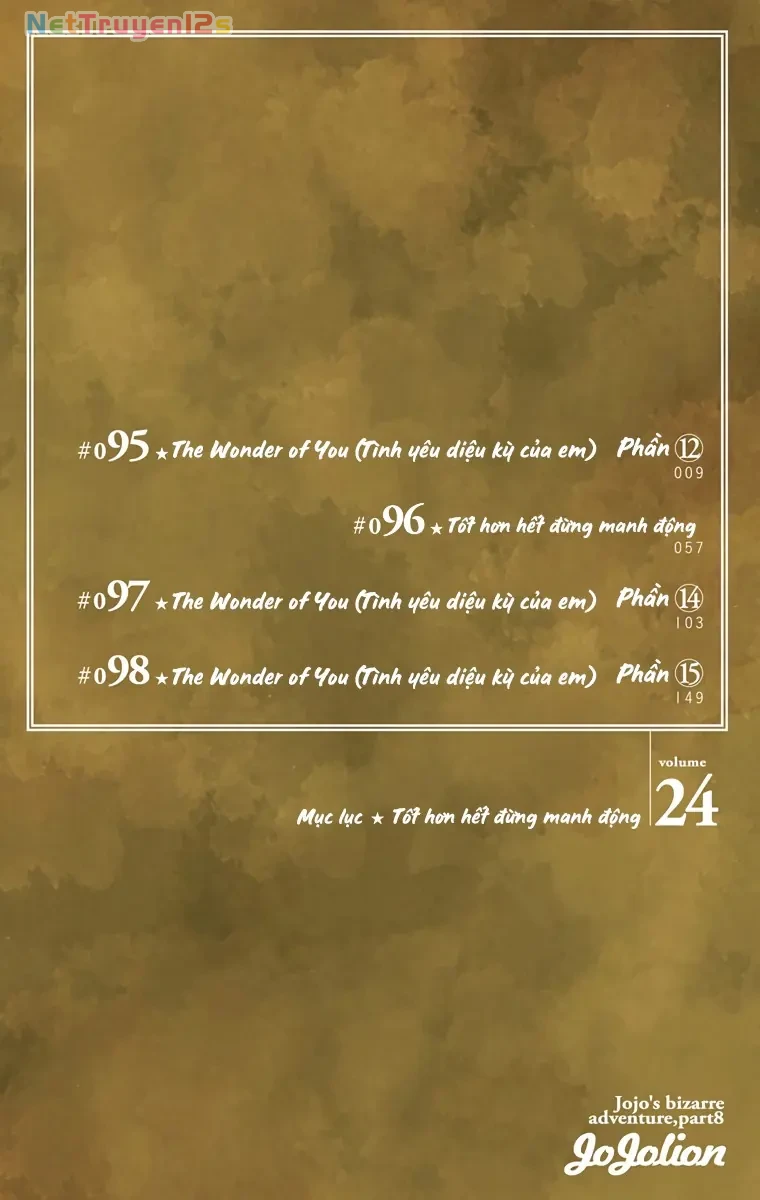 Cuộc Phiêu Lưu Kỳ Bí của JoJo Phần 8: Jojolion Chapter  95 - 5